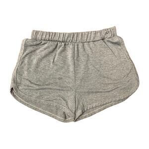 ShoSho Cotton Gray Shorts Elastic Waist Size Large